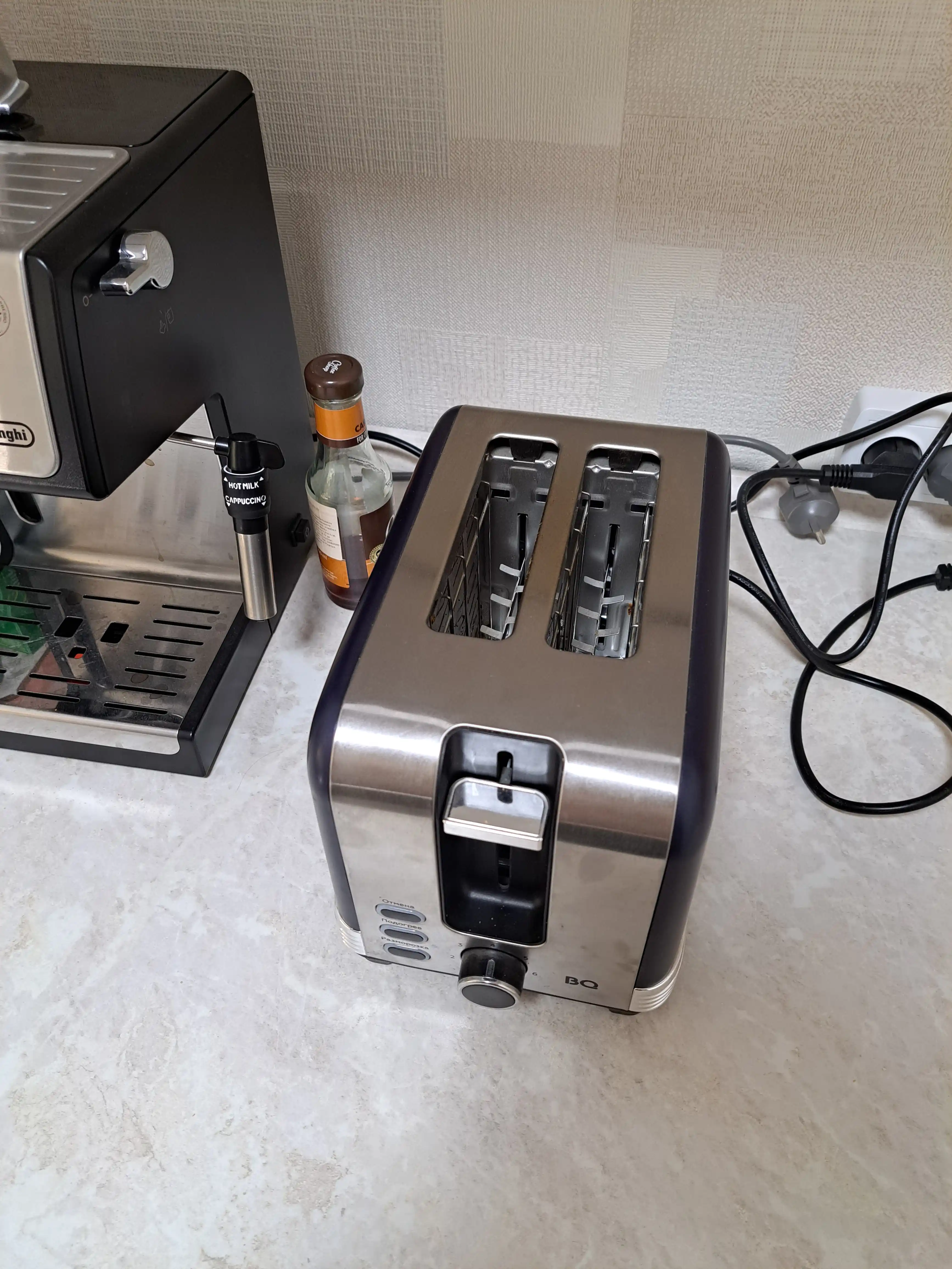 Тостер BQ T1000,с подогревом и разморозкой, для бутербродов и сэндвичей, мощность, 1000 Вт