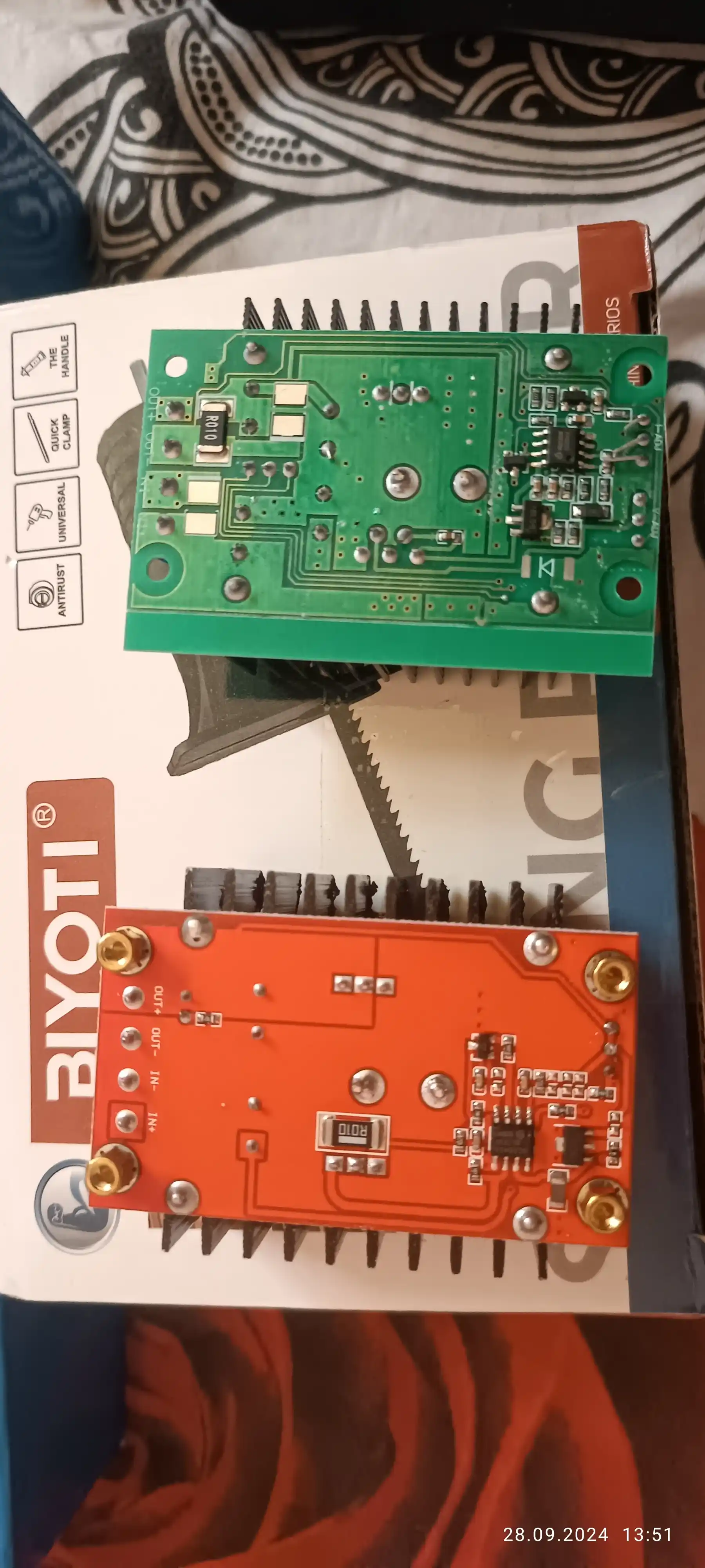 150W DC-DC kukuchlanishni kopaytiruvchi modul "kopaygan kuchlanishni sozlash"