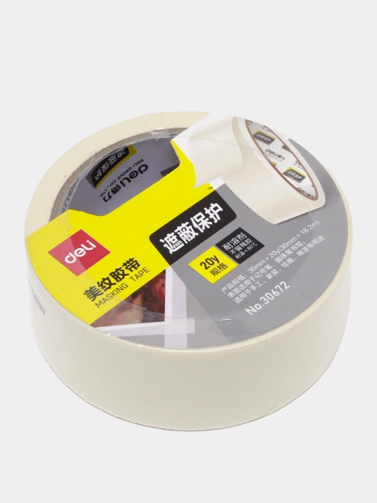 Скотч Deli 30672 Masking, 36 мм * 18 м