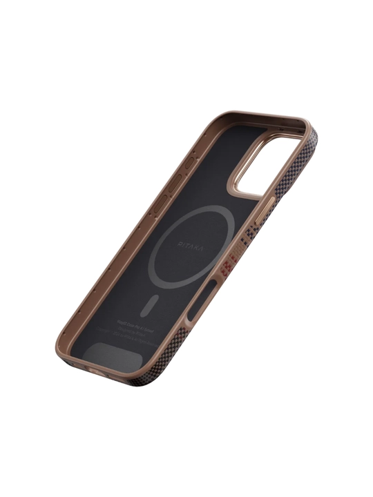 Чехол Pitaka для iphone 16 Pro, Pro Max, с Magsafe, противоударный, сверхпрочный, легкий