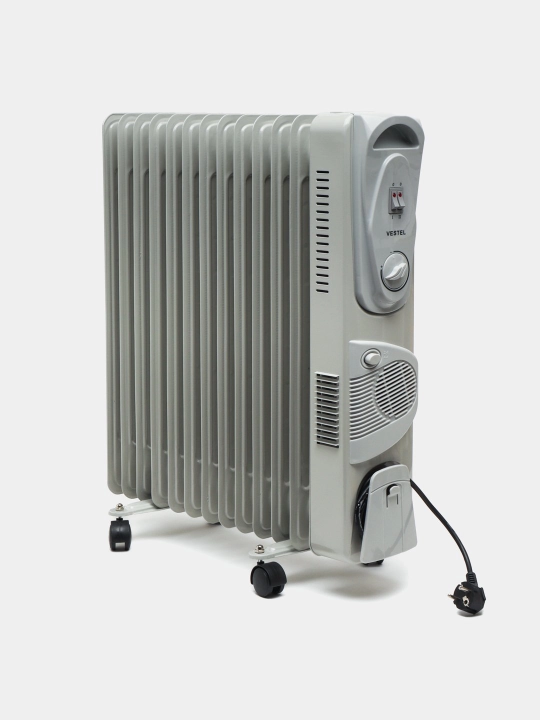 Elektr isitgich Vestel, moyli radiator, qovurg‘ali elektr isitkich, 7/9/11/13/15 qovurg‘a