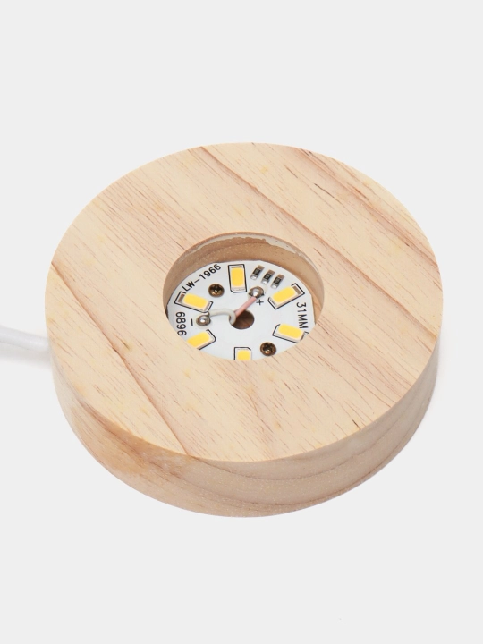 Хрустальный шар ночник 3D, антистресс, настольный светильник, LED, 7x8 см