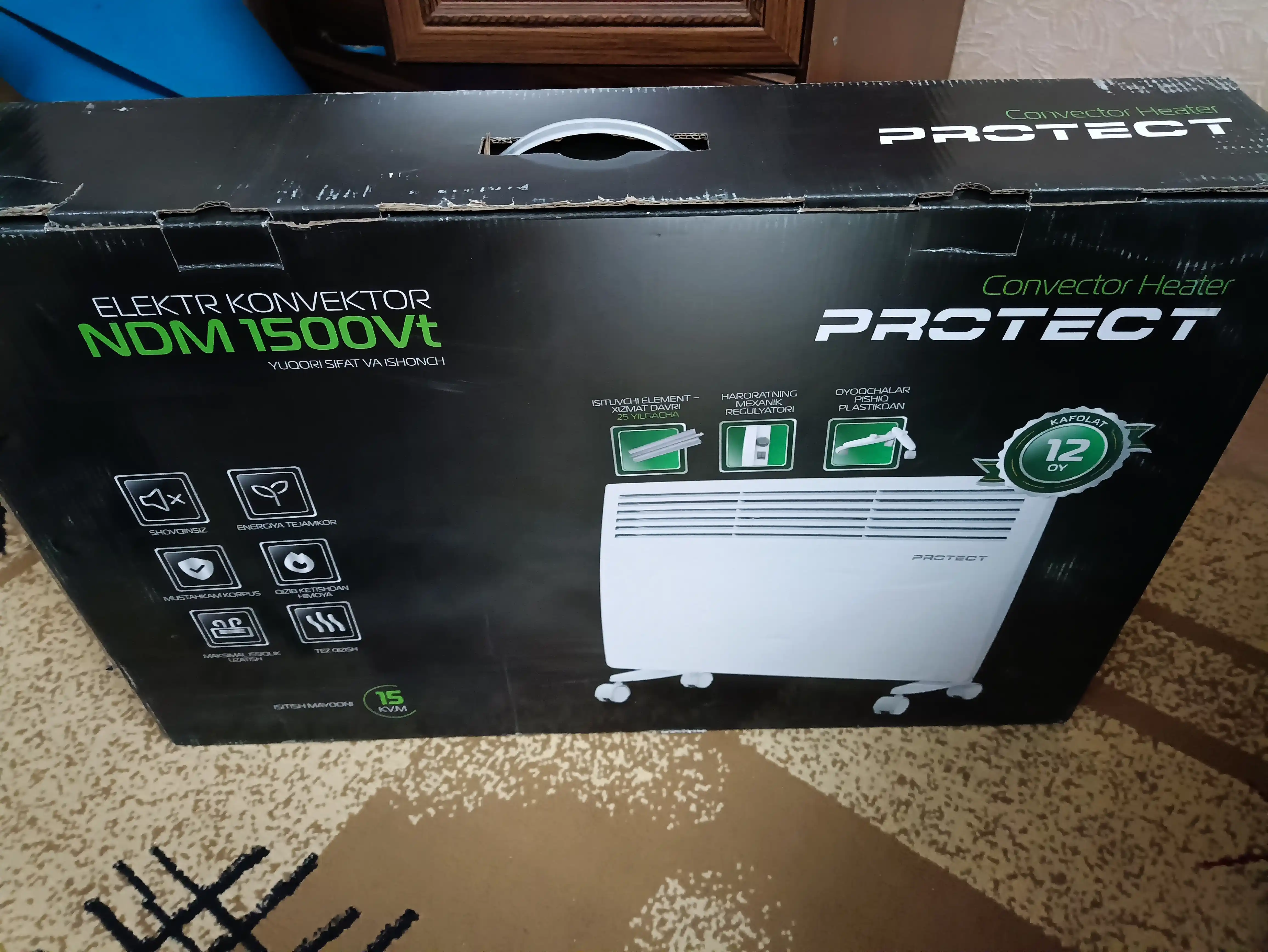 PROTECT elektr konvektorli isitgich