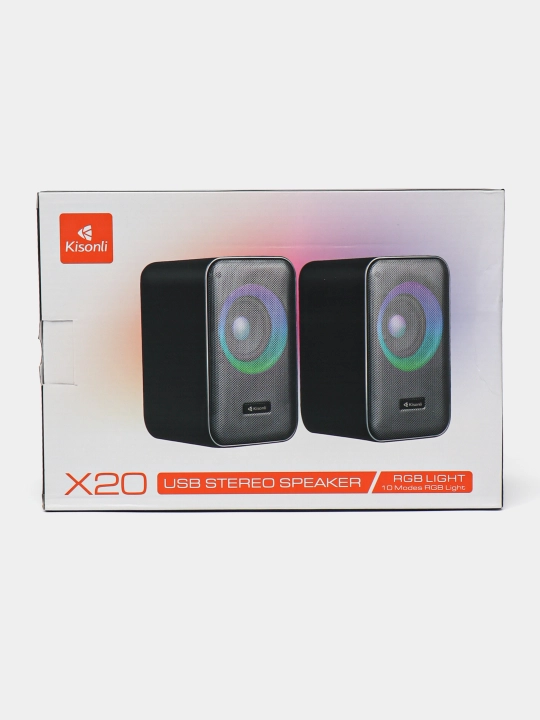 Колонка c Bluetooth Kisonli X20, Х21, Х22, RGB с подсветкой