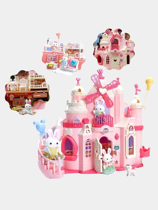 Кукольный домик для девочек, дом зайчика, кролика, Sylvanian Families