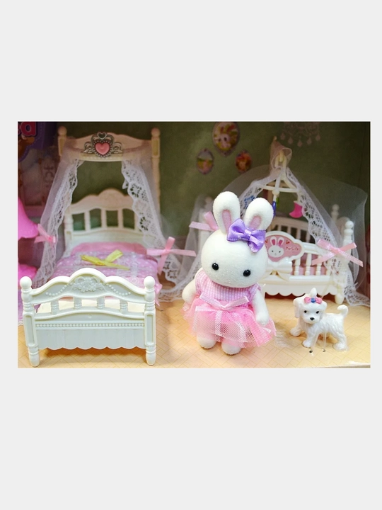 Кукольный домик для девочек, дом зайчика, кролика, Sylvanian Families