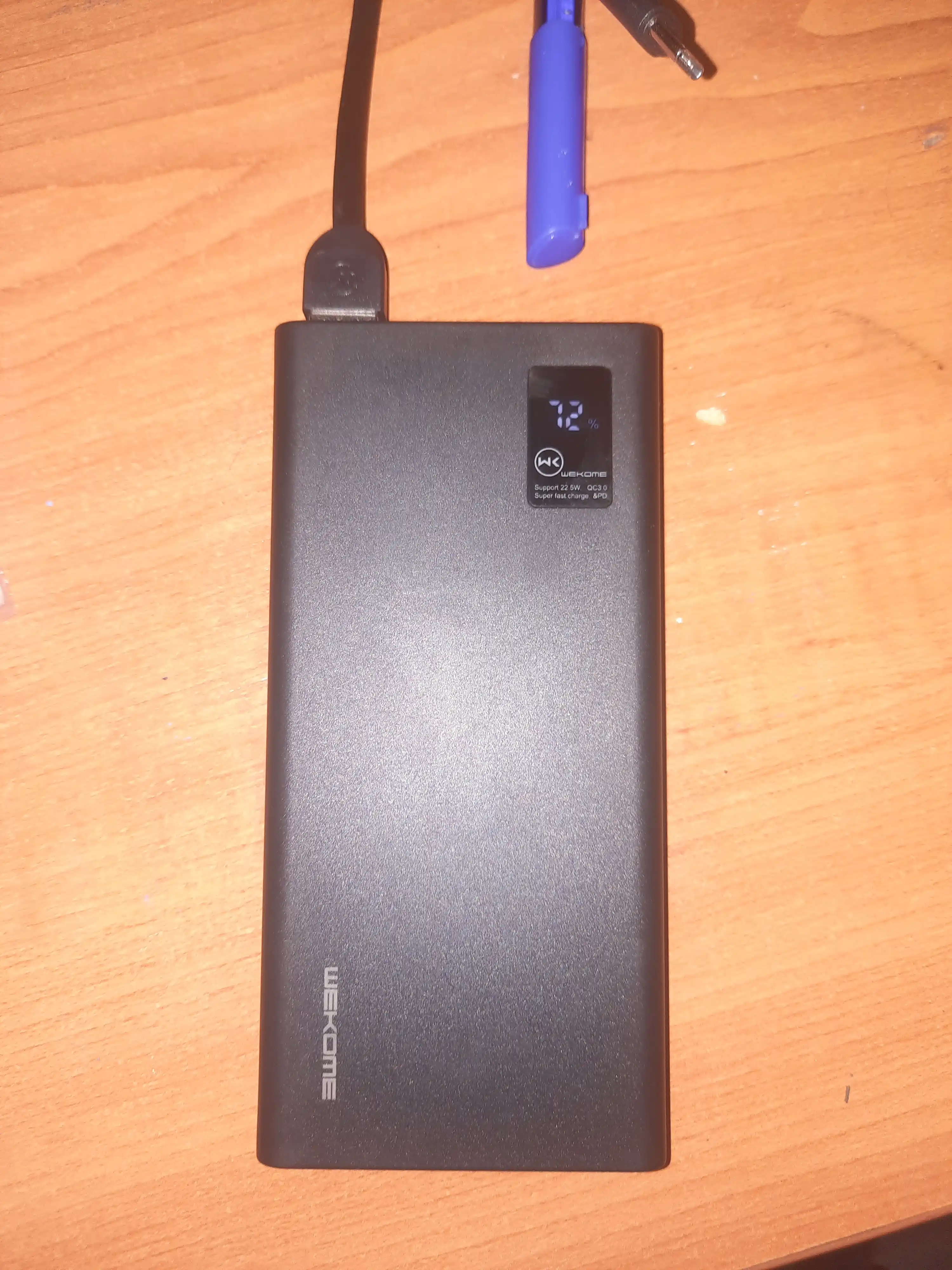 Tashqi zaryad qurilmasi, powerbank Wekome WP-121, 10000mAh, QC3.0, PD, 22.5W