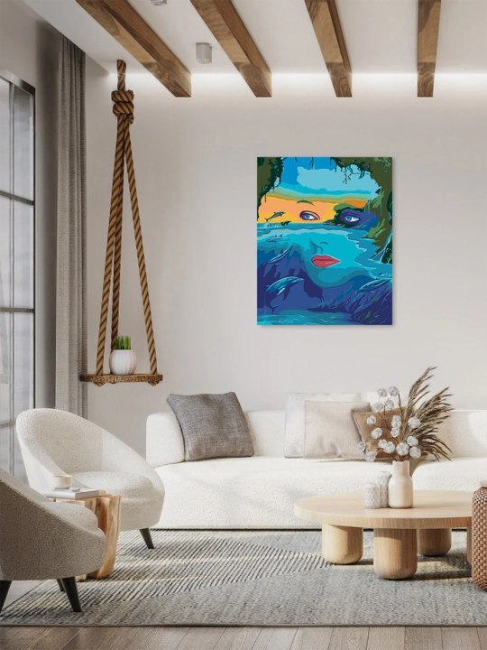 Raqamlar bo'yicha rasm chizish ARTERY "Abstraksiya", holstda chizmachilik, 40 * 50 sm