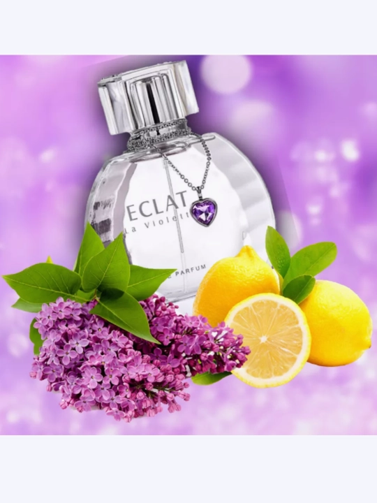 Atir Eclat La Violette ayollar uchun chidamli parfyum suvi, 100 ml
