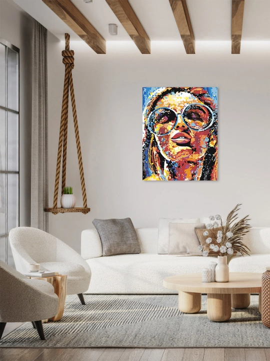 Raqamlar bo'yicha rasm chizish ARTERY "Abstraksiya", holstda chizmachilik, 40 * 50 sm