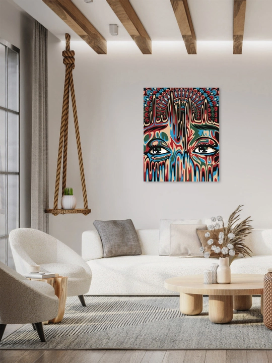 Картина рисование по номерам ARTERY "Абстракция", раскраска на холсте, 40 * 50 см
