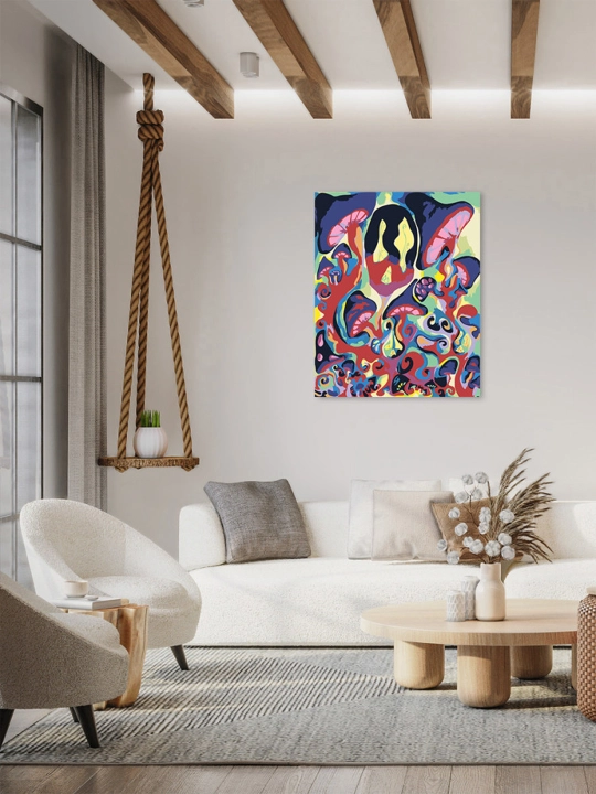 Картина рисование по номерам ARTERY "Абстракция", раскраска на холсте, 40 * 50 см