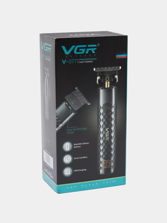 VGR, professional trimmer, simsiz, soch olish uchun