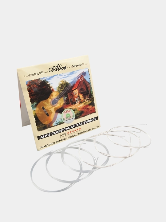 Gitara Torlari Alice A106-H Clear Neylon klassik gitara torlari 1-6-chi
