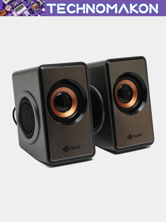 Kompyuter uchun kolonkalar Kisonli T-007, stereo kolonka