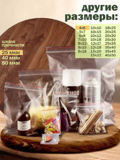 Zamokli paketlar, Zip lock