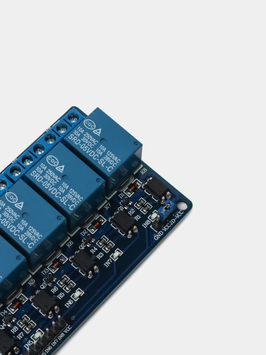 8 kannalli rele moduli led bilan  5v/12 v