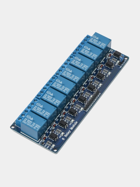 8 kannalli rele moduli led bilan  5v/12 v