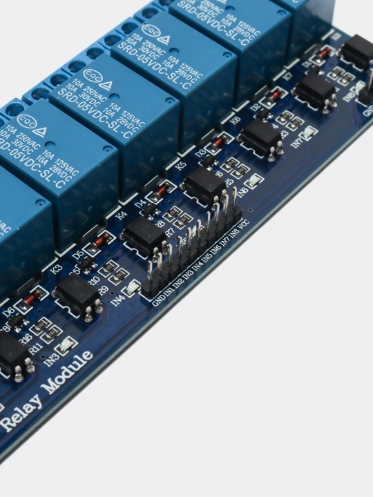 8 kannalli rele moduli led bilan  5v/12 v