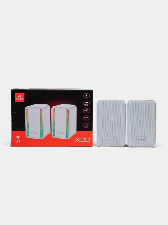 Колонка c Bluetooth Kisonli X20, Х21, Х22, RGB с подсветкой