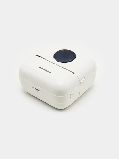Mini termoprinter Bluetooth portativ oq Android iOS telefon uchun siyohsiz chop etish 6