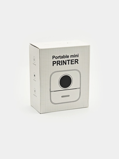 Mini termoprinter Bluetooth portativ oq Android iOS telefon uchun siyohsiz chop etish 12