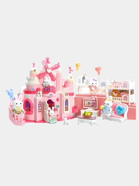 Кукольный домик для девочек, дом зайчика, кролика, Sylvanian Families