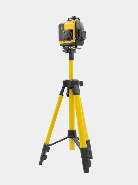 Lazer darajasi 4D, daraja, 360 daraja, 16 qator, tripod va ikkita batareya bilan