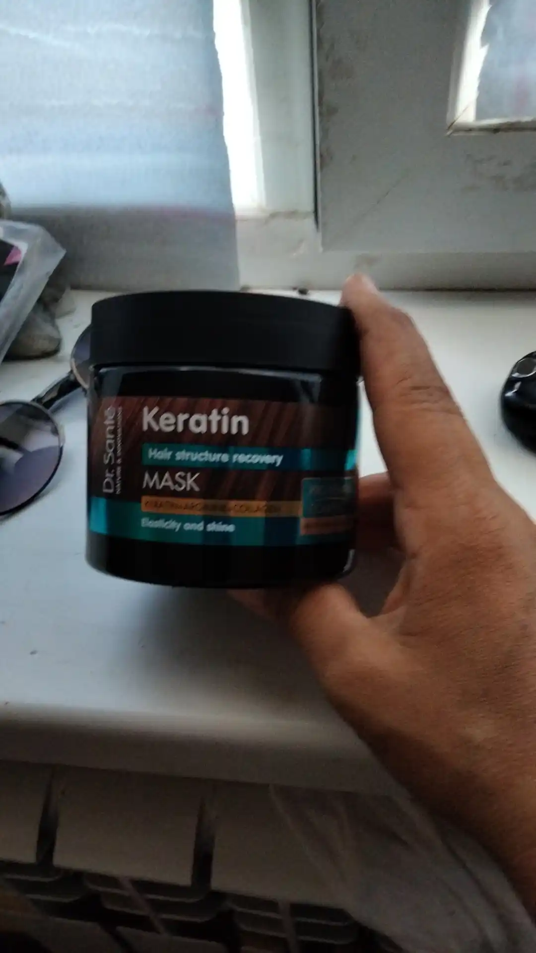 Keratin маска для тусклых и ломких волос Dr.Sante, 300 мл