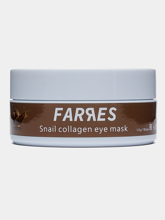 Патчи с золотом и коллагеном для кожи вокруг глаз Farres, 60 шт