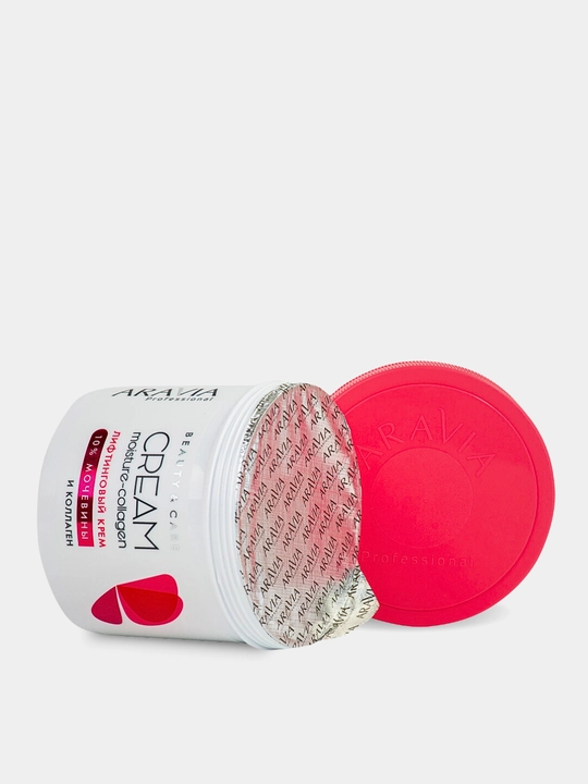 Крем для лица и тела, с коллагеном и мочевиной Moisture-Collagen Cream, Aravia, 550 мл