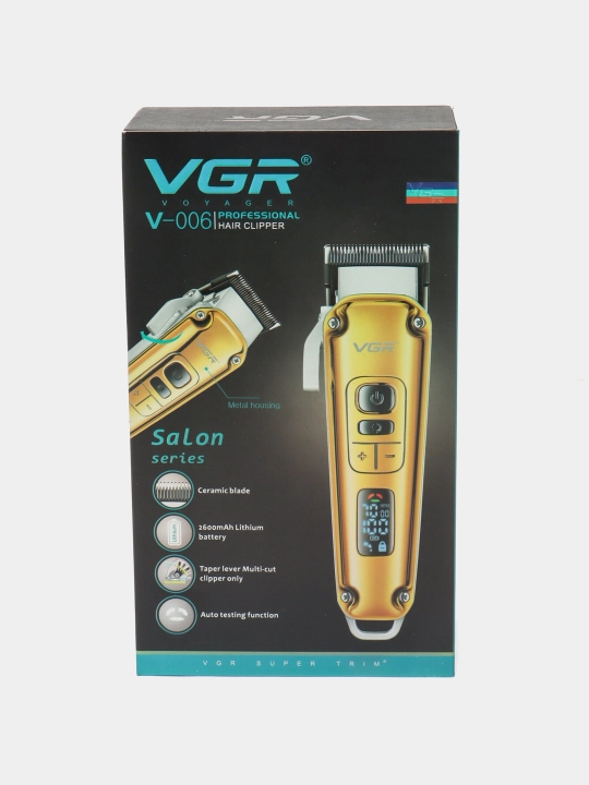 VGR, professional trimmer, simsiz, soch olish uchun