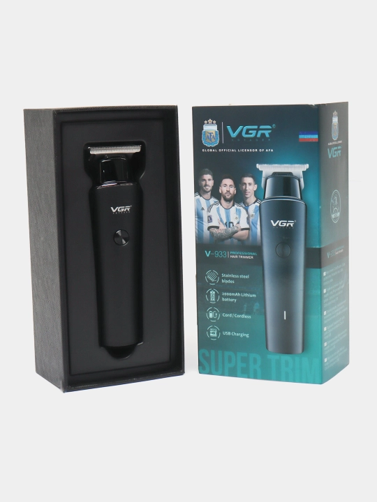 VGR, профессиональный триммер, беспроводной, для стрижки волос