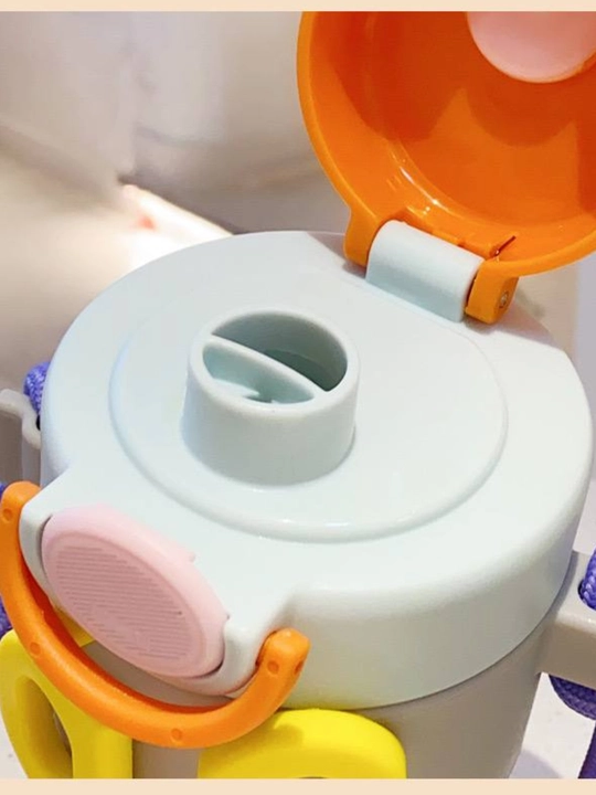 Termokrujka, termos bolalar uchun  trubochkali, 500 ml