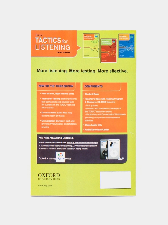 Basic Developing Expanding Tactics for Listening, Third Edition