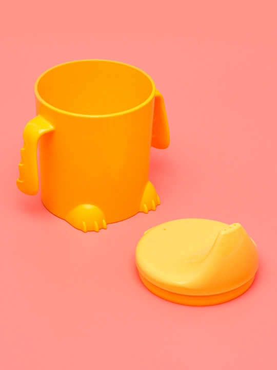 Поильник детский с ручками, твердый носик Plast Team Me Hello, Dino, 270 мл