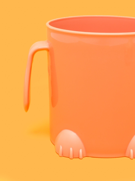 Поильник детский с ручками, твердый носик Plast Team Me Hello, Dino, 270 мл