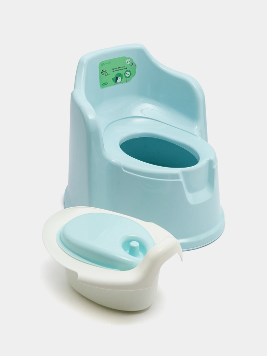 Детский горшок с высокой спинкой, защита от брызг, разные цвета, Lalababy Protect Me