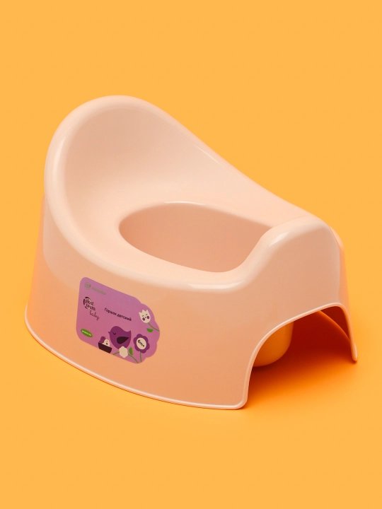 Детский горшок со спинкой Lalababy Follow Me, защита от брызг, разные цвета