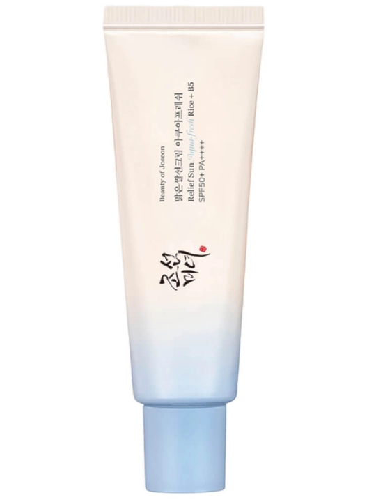 Engil quyosh kremi Beauty of Joseon Relief Sun Aqua-fresh Rice+B5 SPF50+ PA++++