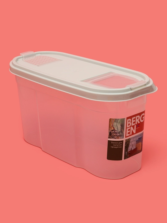 Контейнер для сыпучих продуктов с дозаторами, емкость для хранения Plast Team Bergen