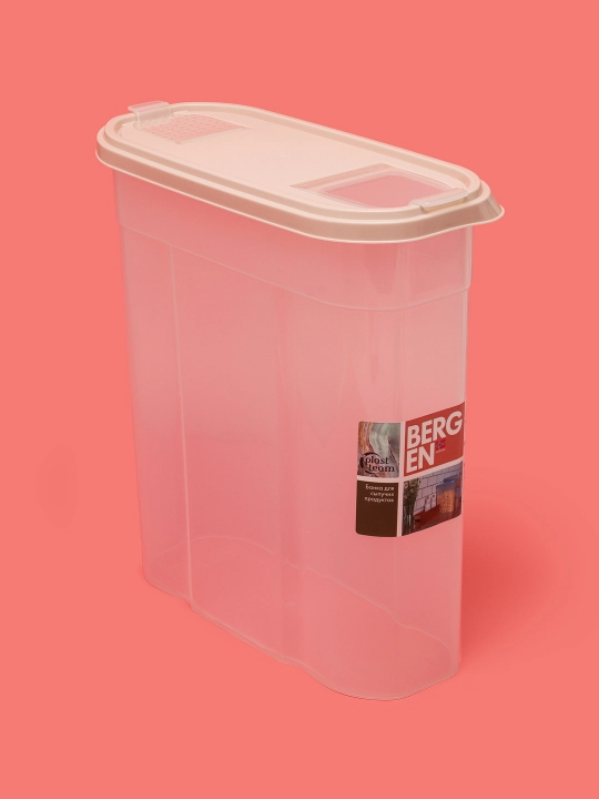 Контейнер для сыпучих продуктов с дозаторами, емкость для хранения Plast Team Bergen