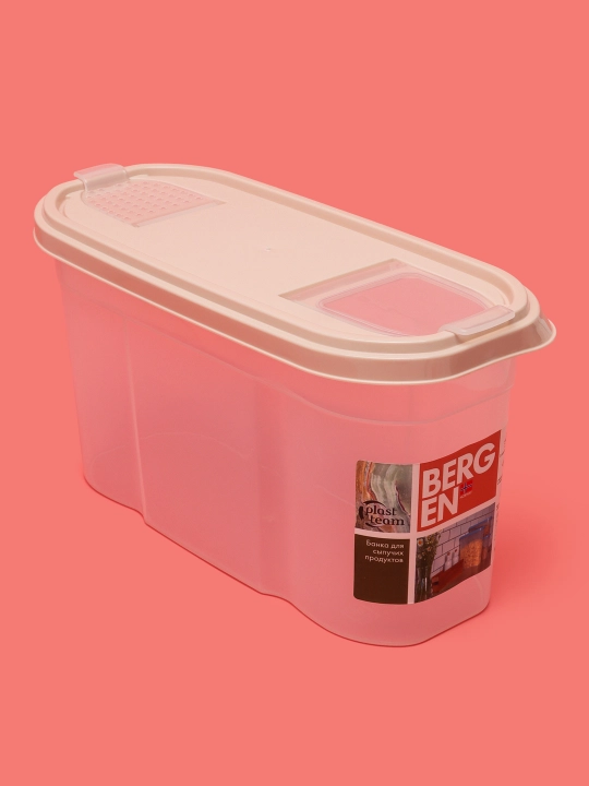 Контейнер для сыпучих продуктов с дозаторами, емкость для хранения Plast Team Bergen
