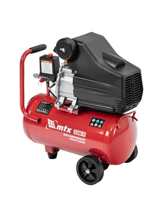 MTX DC1500L/24 havo kompressori, 1.5 kVt, 24 l, 210 litr/min, 58017