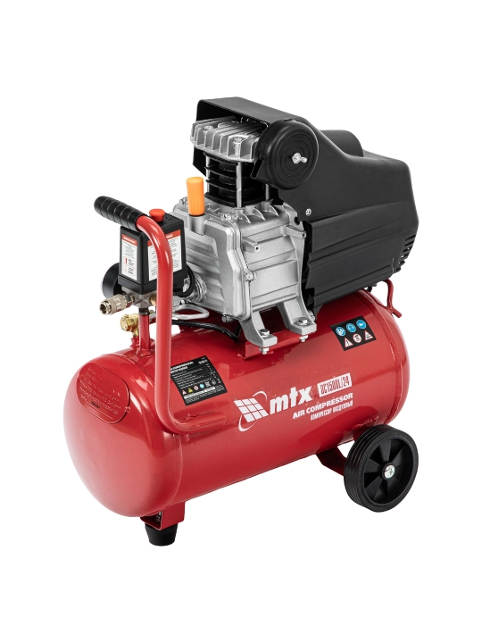 MTX DC1500L/24 havo kompressori, 1.5 kVt, 24 l, 210 litr/min, 58017