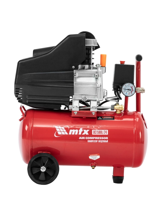 MTX DC1500L/24 havo kompressori, 1.5 kVt, 24 l, 210 litr/min, 58017