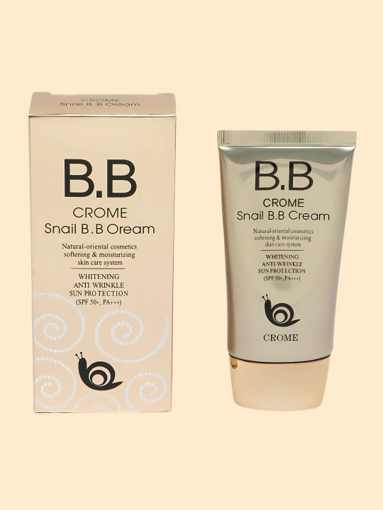 Увлажняющий BB-крем с муцином улитки BERGAMO Magic, CROME Snail BB SPF 50+, 50 мл
