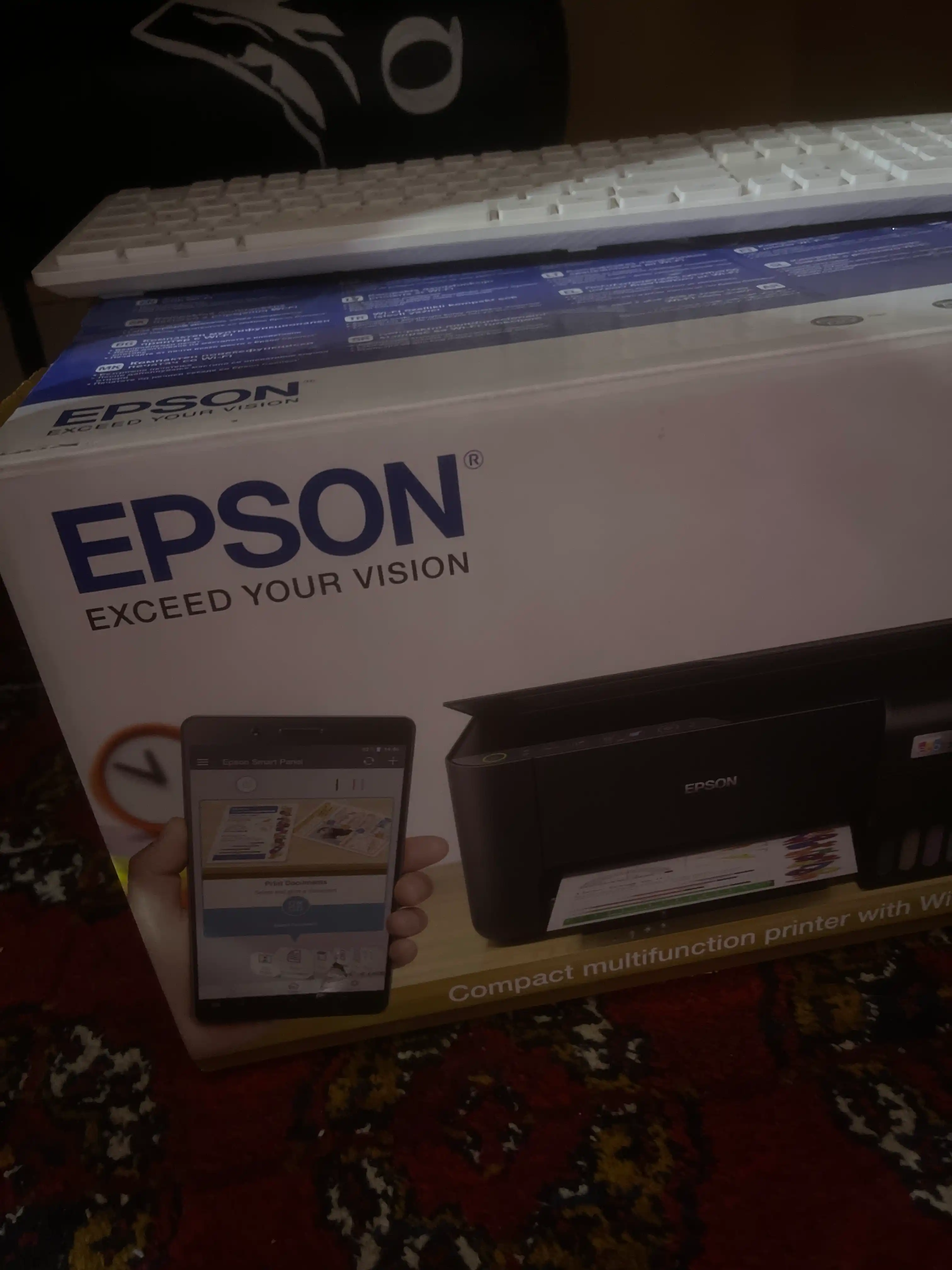 Printer EcoTank Epson L3250, rangli, Wi-Fi, 3 tasi 1 da