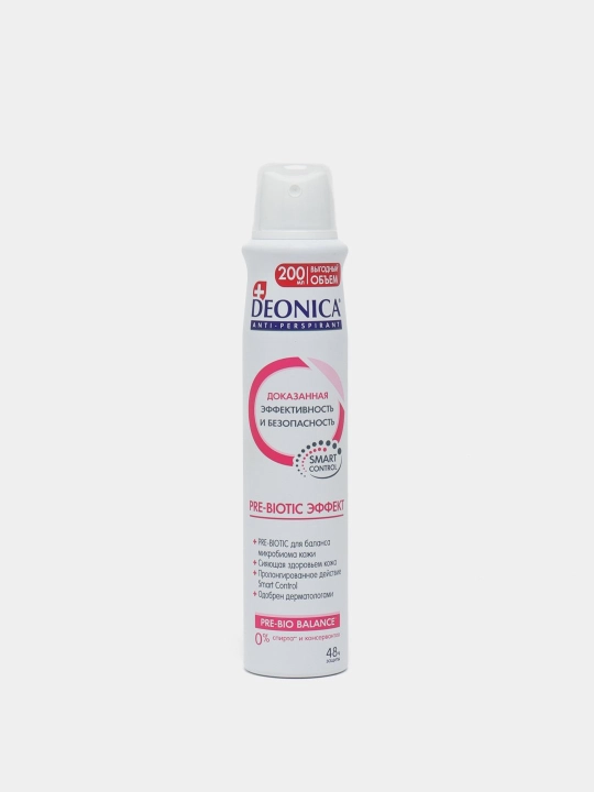 Ayollar uchun dezodorant Deonica Pre-biotik effekt, 200 ml - 