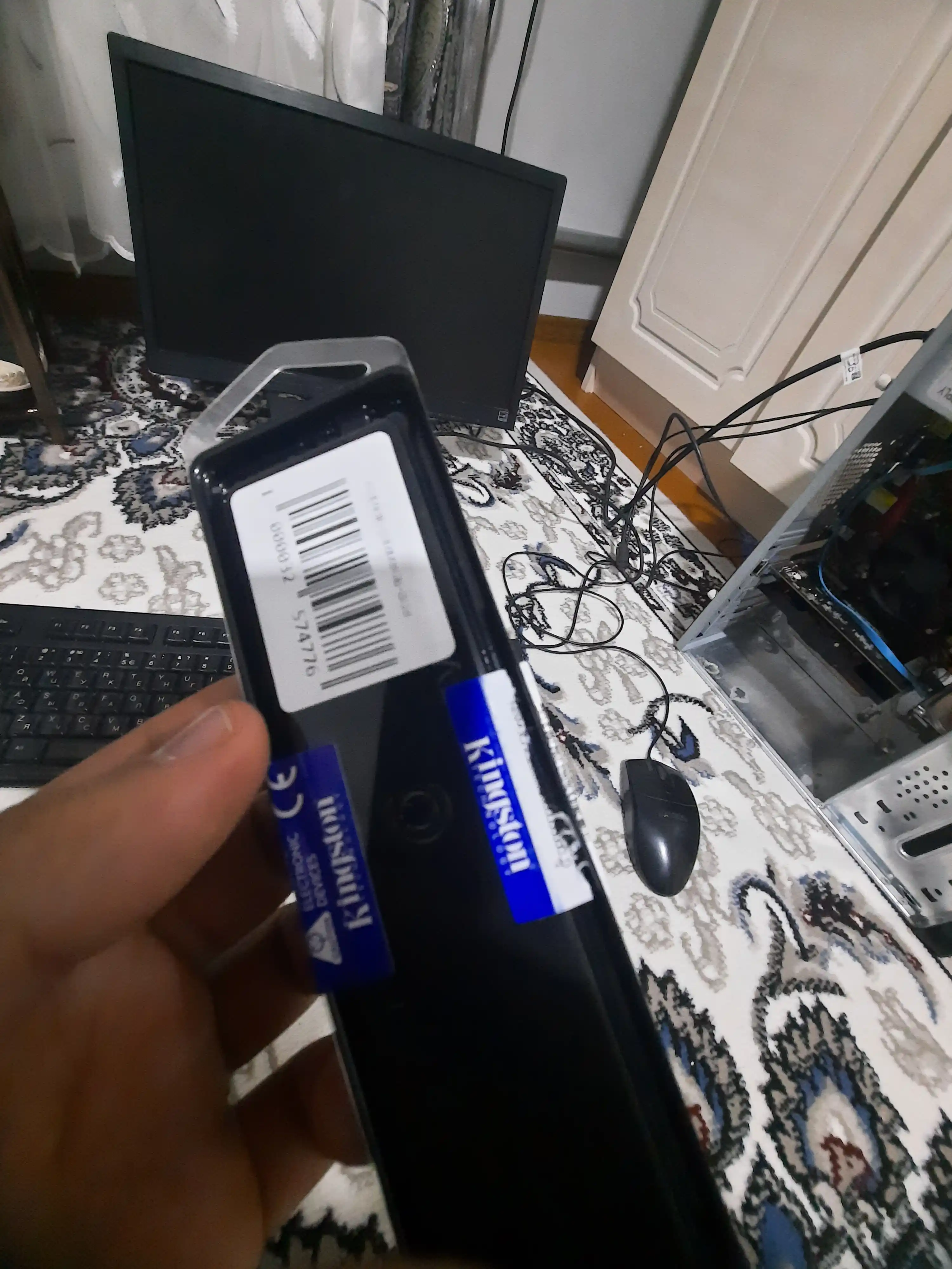 Operativ xotira Kingston 8GB DDR3, 1600 MHz, PC3-12800, kompyuter uchun